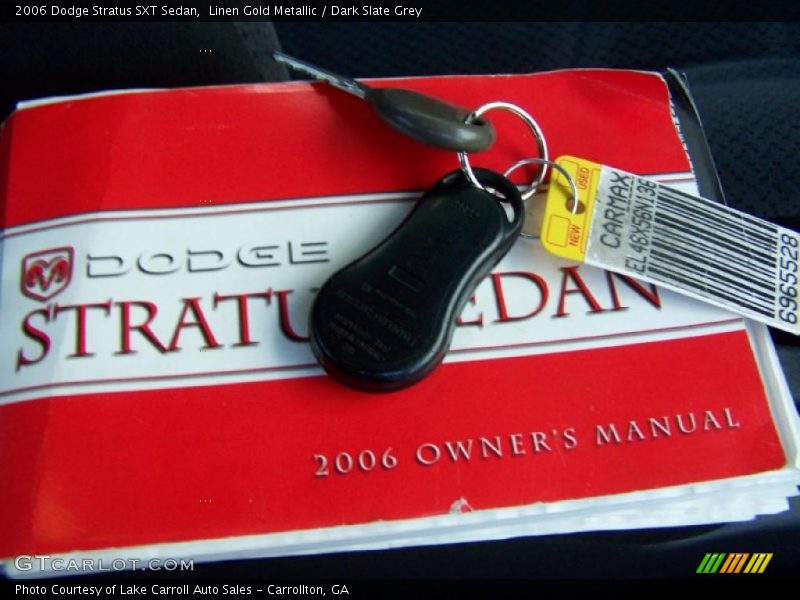 Linen Gold Metallic / Dark Slate Grey 2006 Dodge Stratus SXT Sedan