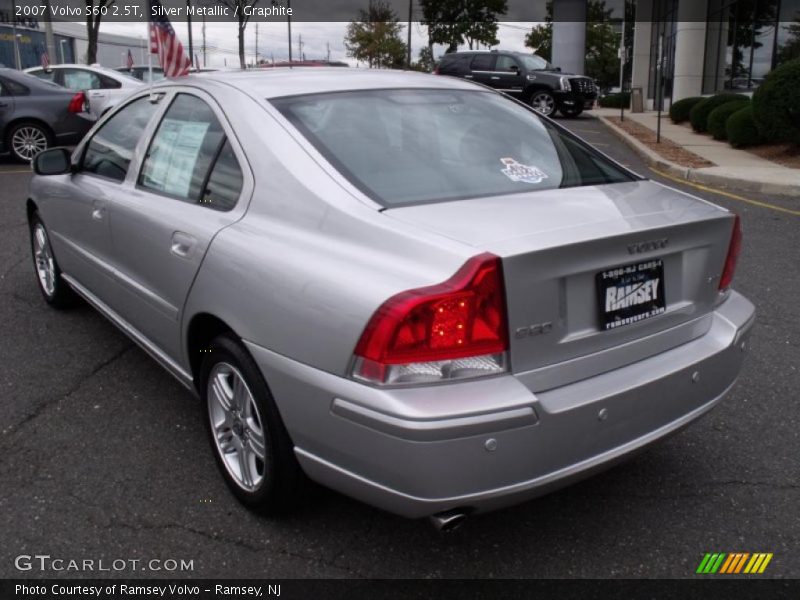 Silver Metallic / Graphite 2007 Volvo S60 2.5T