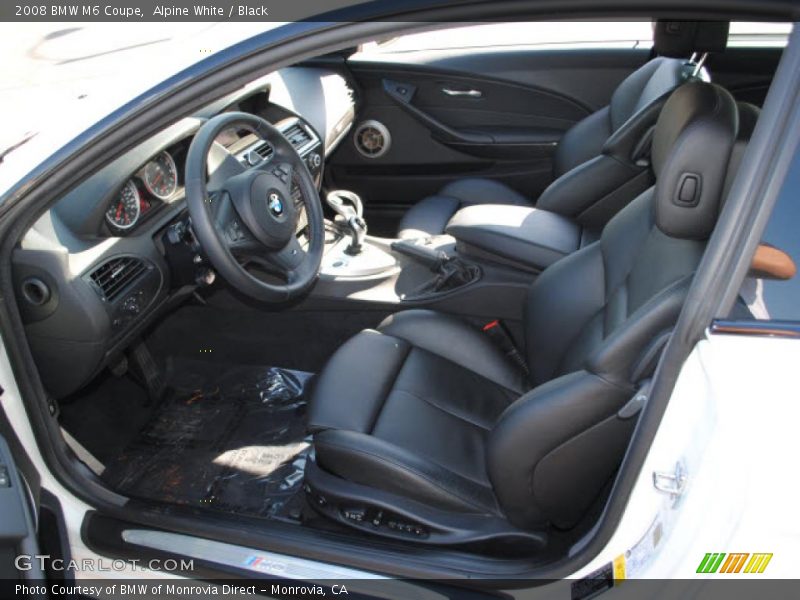  2008 M6 Coupe Black Interior