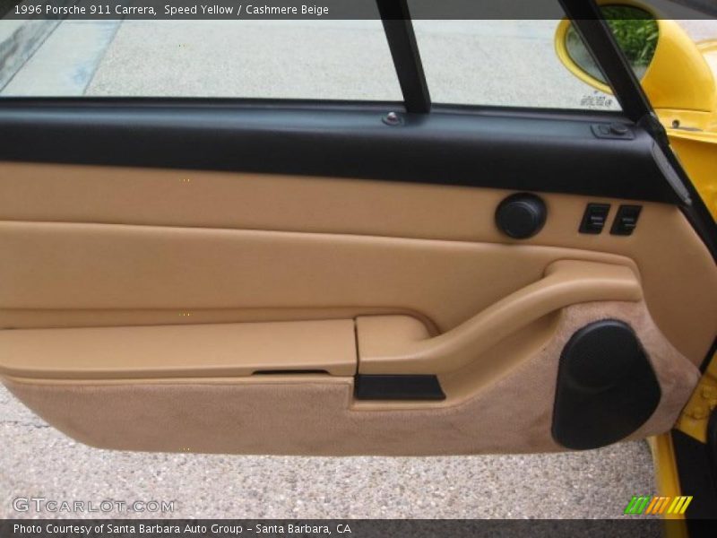 Speed Yellow / Cashmere Beige 1996 Porsche 911 Carrera
