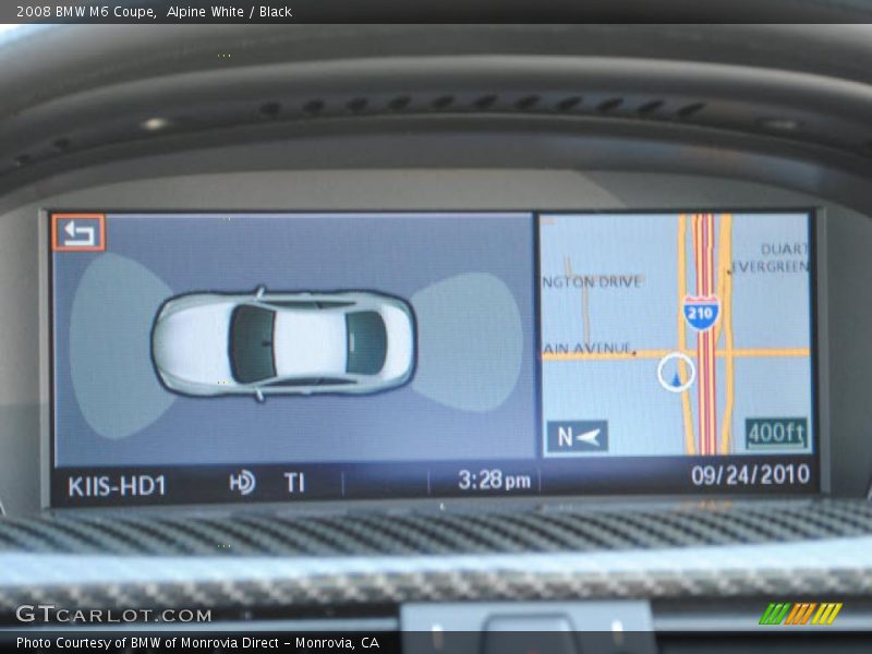 Navigation of 2008 M6 Coupe