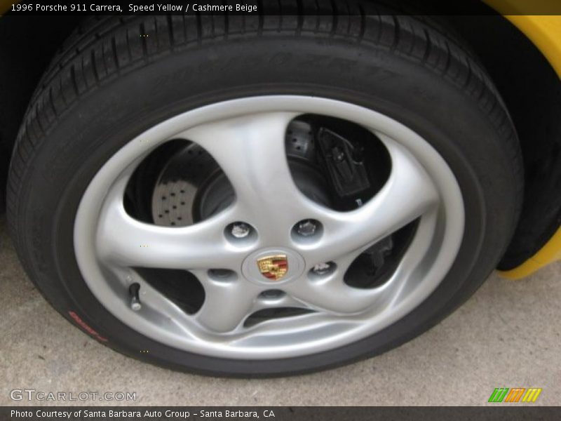 Speed Yellow / Cashmere Beige 1996 Porsche 911 Carrera
