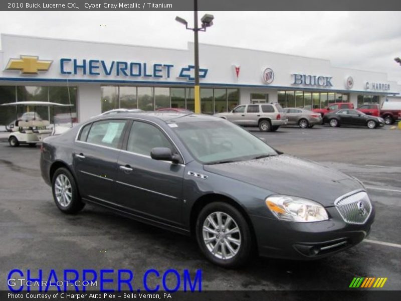 Cyber Gray Metallic / Titanium 2010 Buick Lucerne CXL