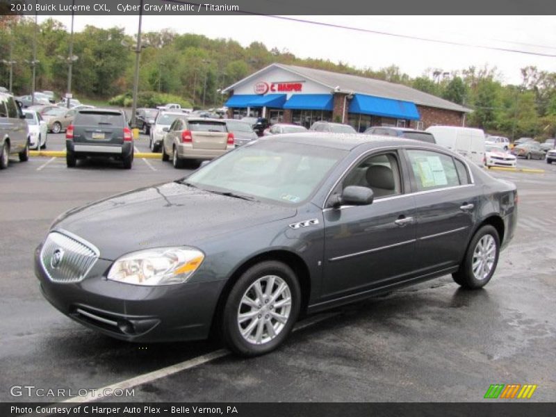 Cyber Gray Metallic / Titanium 2010 Buick Lucerne CXL