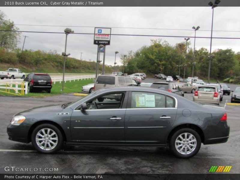 Cyber Gray Metallic / Titanium 2010 Buick Lucerne CXL