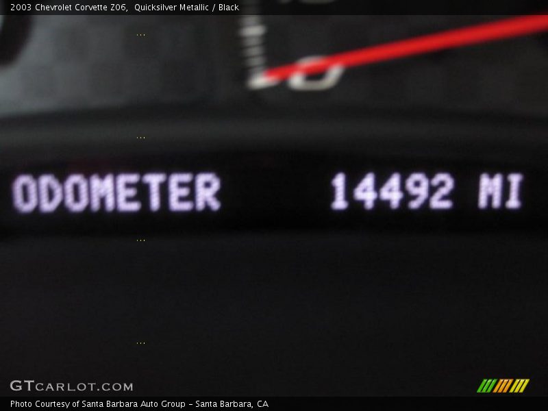 Quicksilver Metallic / Black 2003 Chevrolet Corvette Z06