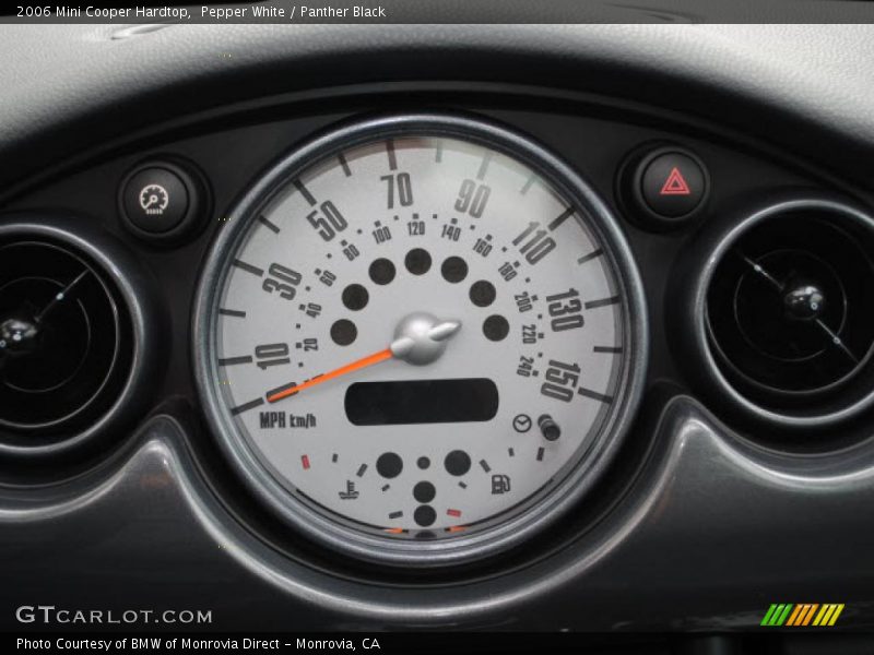 Pepper White / Panther Black 2006 Mini Cooper Hardtop