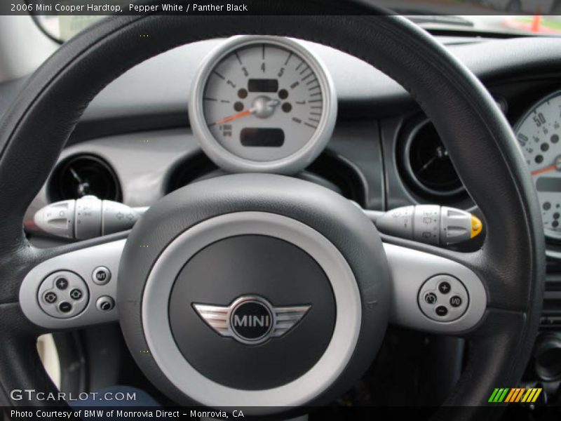 Pepper White / Panther Black 2006 Mini Cooper Hardtop