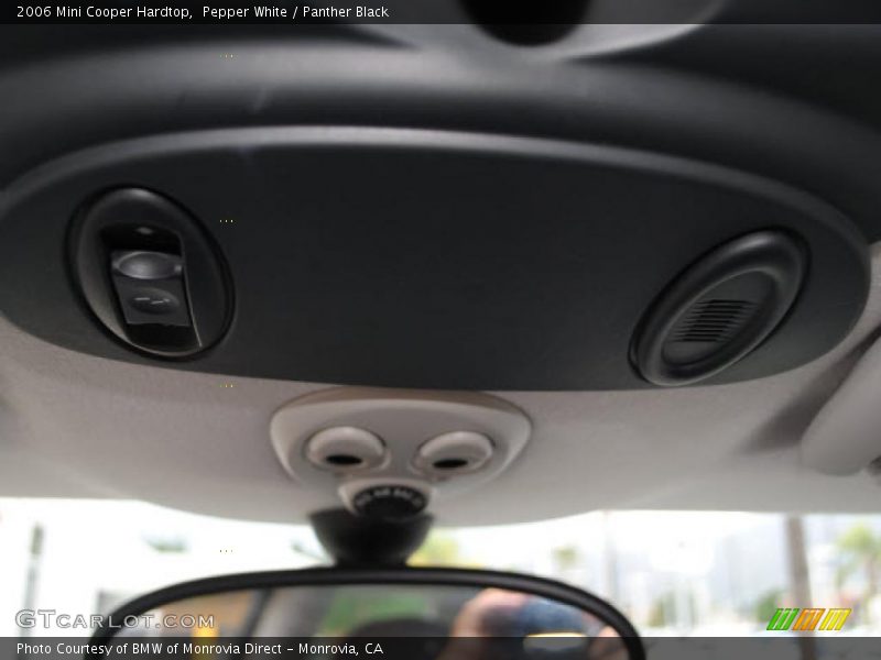 Pepper White / Panther Black 2006 Mini Cooper Hardtop