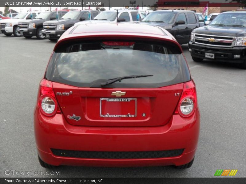 Sport Red / Charcoal 2011 Chevrolet Aveo Aveo5 LT