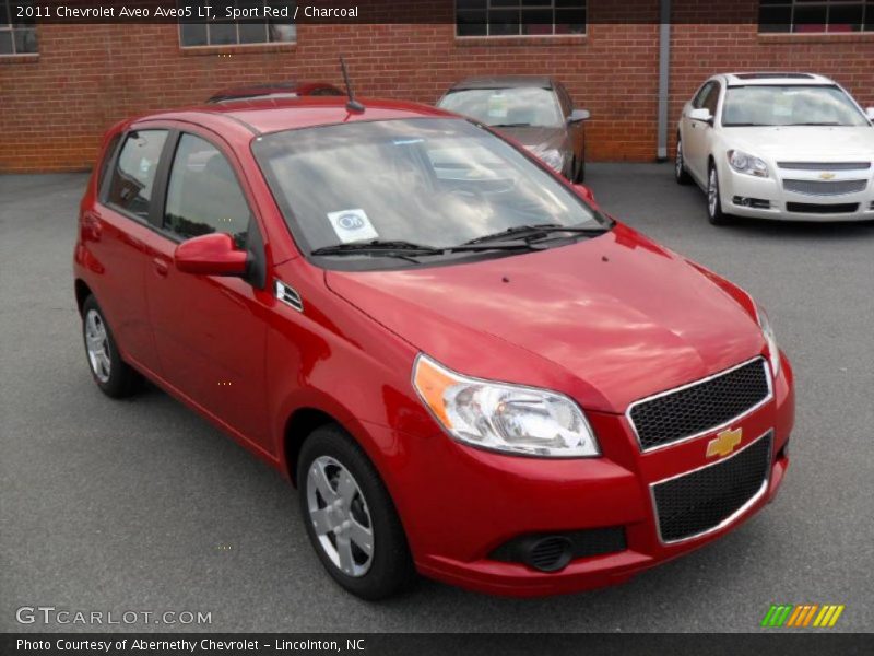 Sport Red / Charcoal 2011 Chevrolet Aveo Aveo5 LT