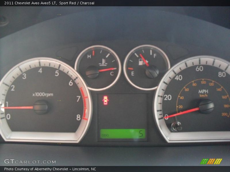  2011 Aveo Aveo5 LT Aveo5 LT Gauges