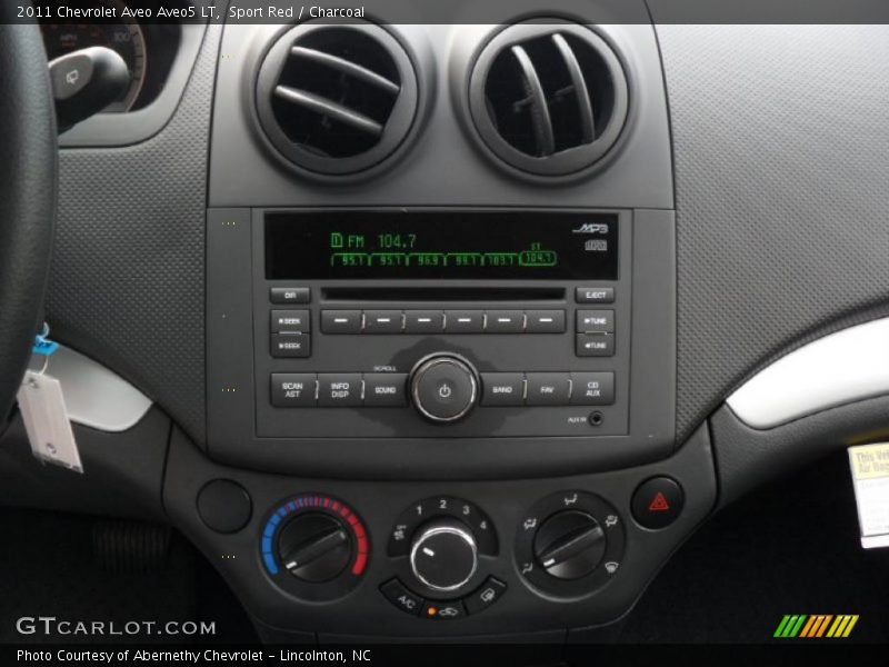 Controls of 2011 Aveo Aveo5 LT