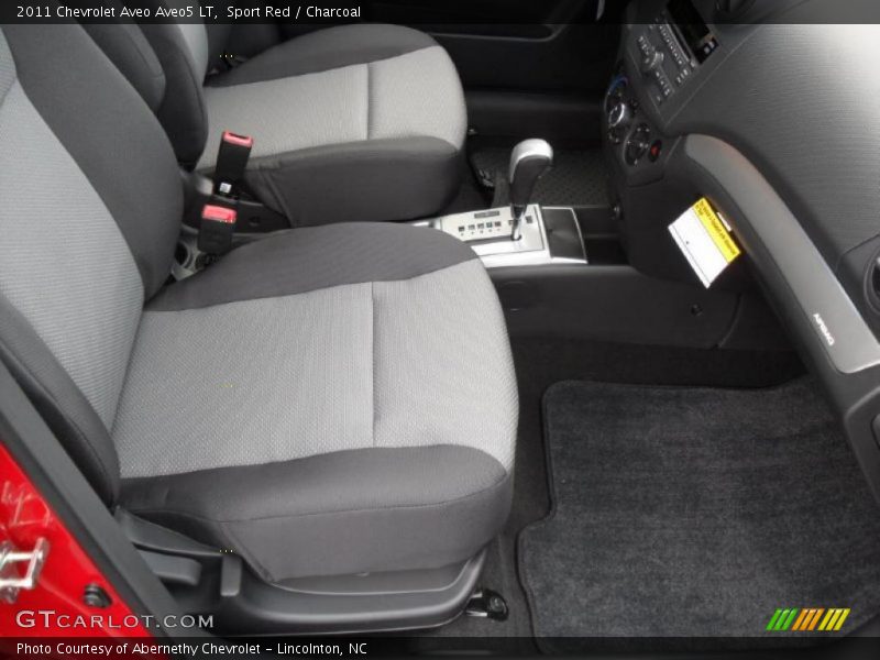  2011 Aveo Aveo5 LT Charcoal Interior