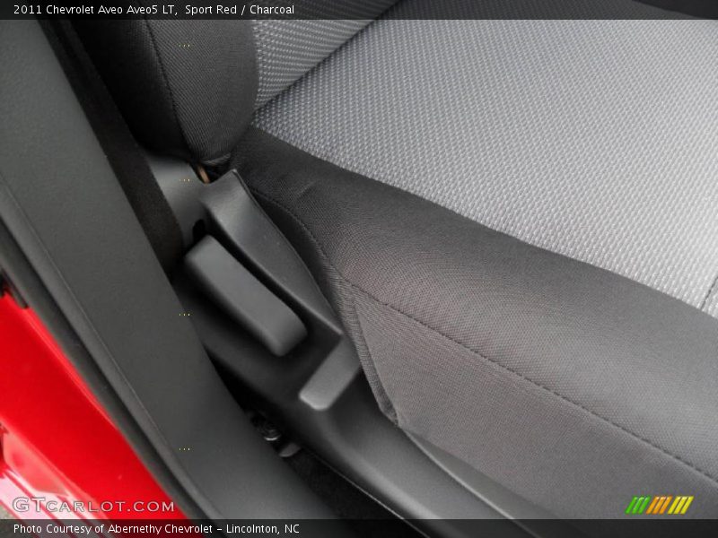  2011 Aveo Aveo5 LT Charcoal Interior