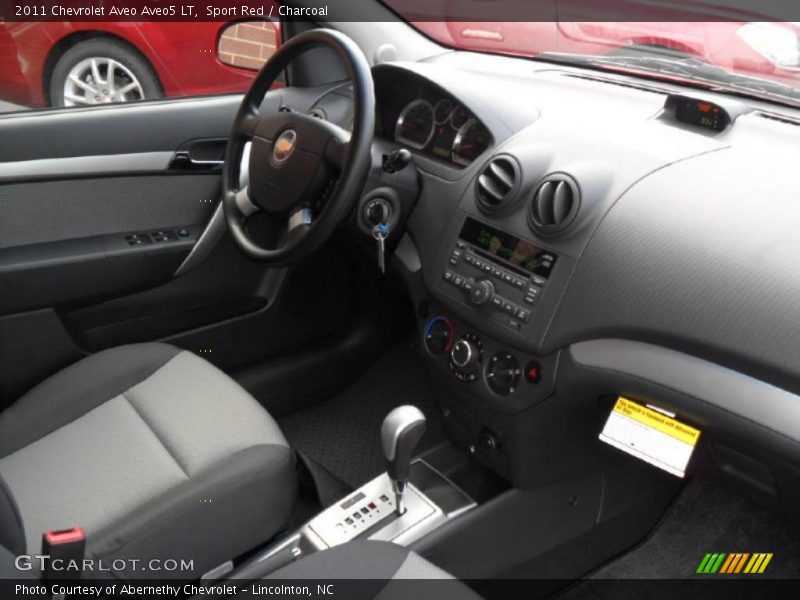  2011 Aveo Aveo5 LT Charcoal Interior