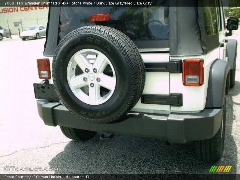 Stone White / Dark Slate Gray/Med Slate Gray 2008 Jeep Wrangler Unlimited X 4x4