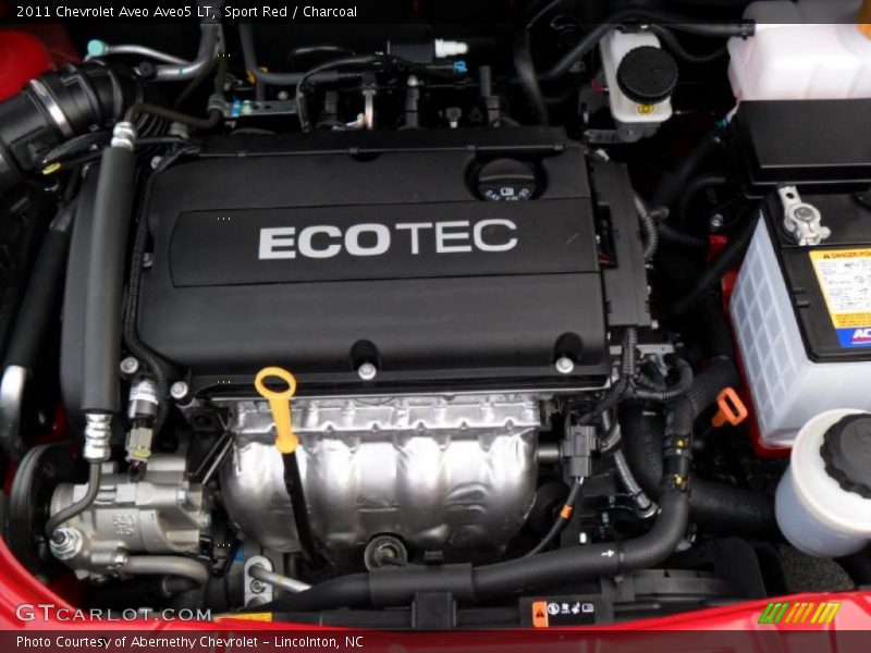  2011 Aveo Aveo5 LT Engine - 1.6 Liter DOHC 16-Valve VVT ECOTEC 4 Cylinder