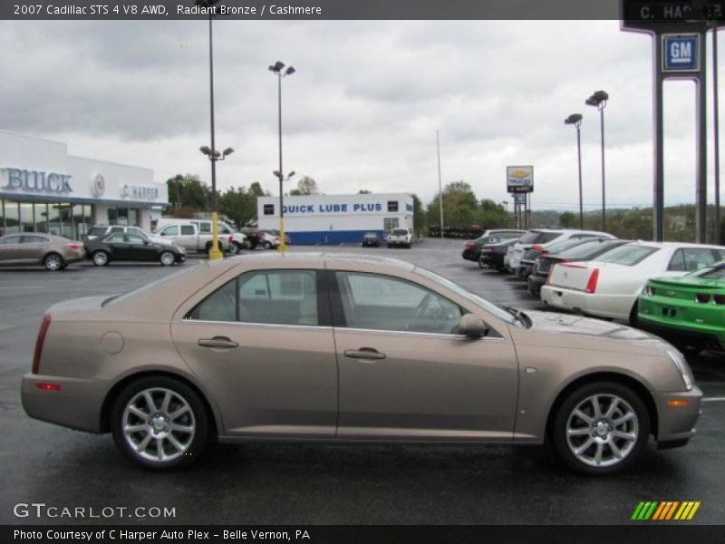 Radiant Bronze / Cashmere 2007 Cadillac STS 4 V8 AWD