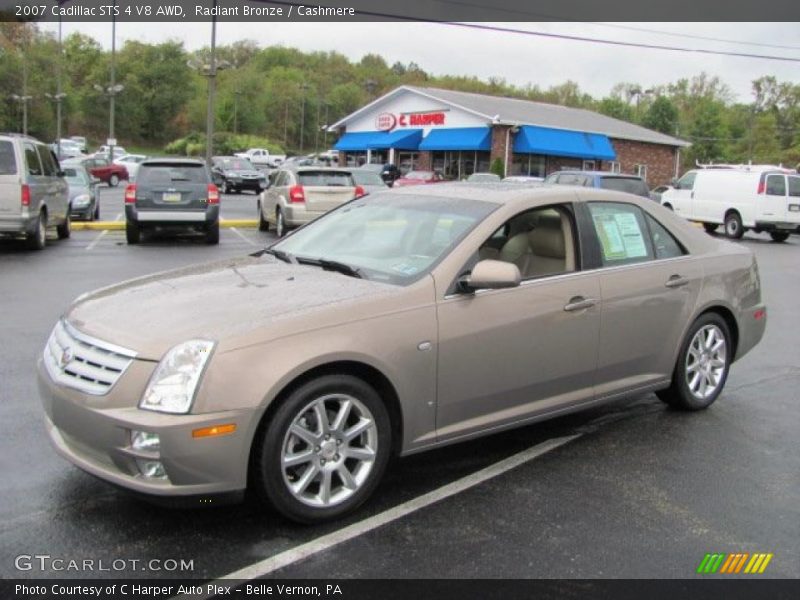 Radiant Bronze / Cashmere 2007 Cadillac STS 4 V8 AWD