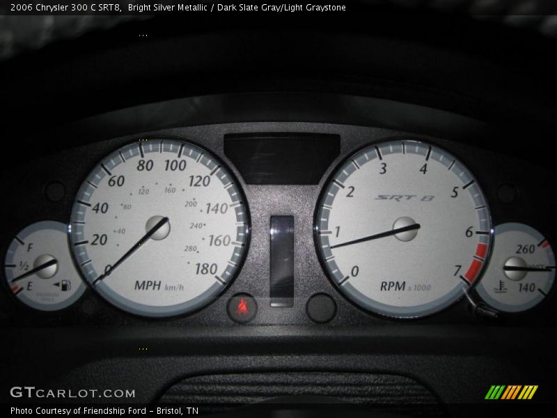Bright Silver Metallic / Dark Slate Gray/Light Graystone 2006 Chrysler 300 C SRT8