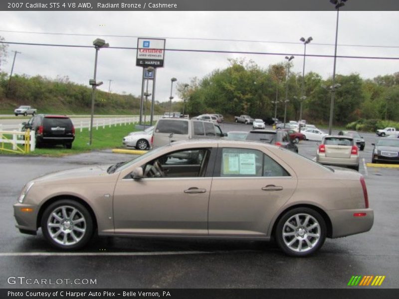 Radiant Bronze / Cashmere 2007 Cadillac STS 4 V8 AWD