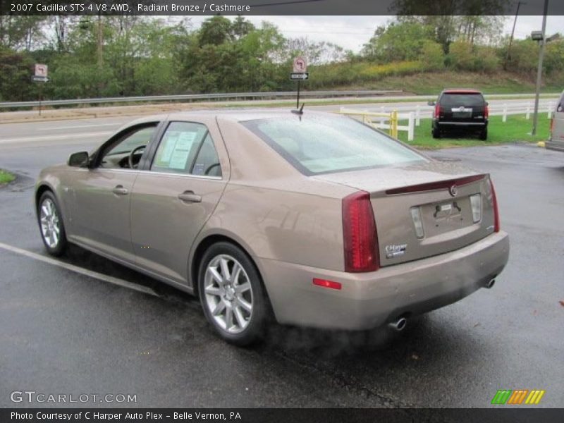 Radiant Bronze / Cashmere 2007 Cadillac STS 4 V8 AWD