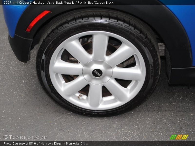 Astro Black Metallic / Pacific Blue/Carbon Black 2007 Mini Cooper S Hardtop
