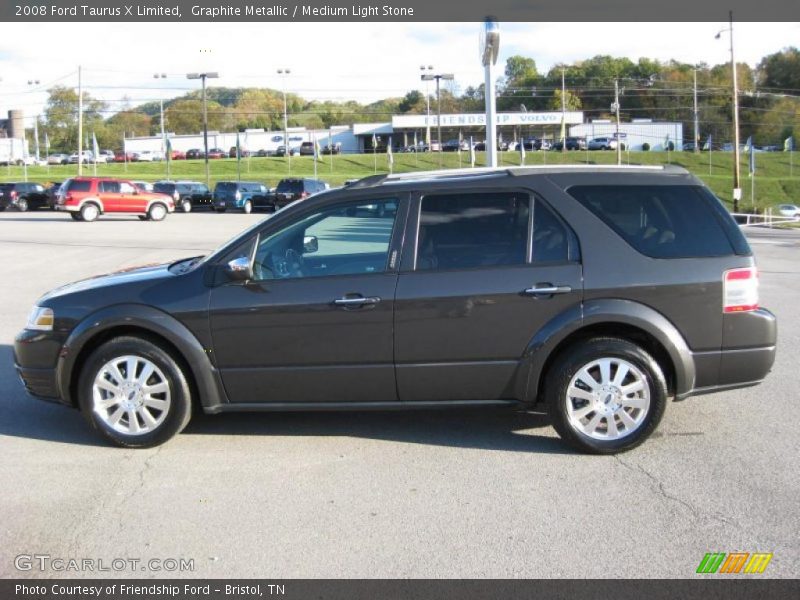 Graphite Metallic / Medium Light Stone 2008 Ford Taurus X Limited