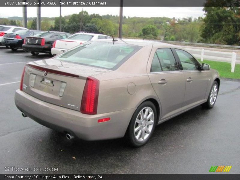 Radiant Bronze / Cashmere 2007 Cadillac STS 4 V8 AWD