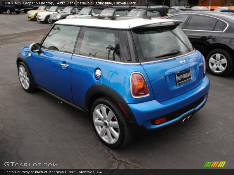 Astro Black Metallic / Pacific Blue/Carbon Black 2007 Mini Cooper S Hardtop