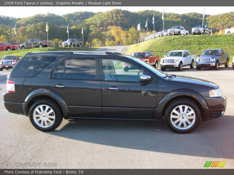 Graphite Metallic / Medium Light Stone 2008 Ford Taurus X Limited