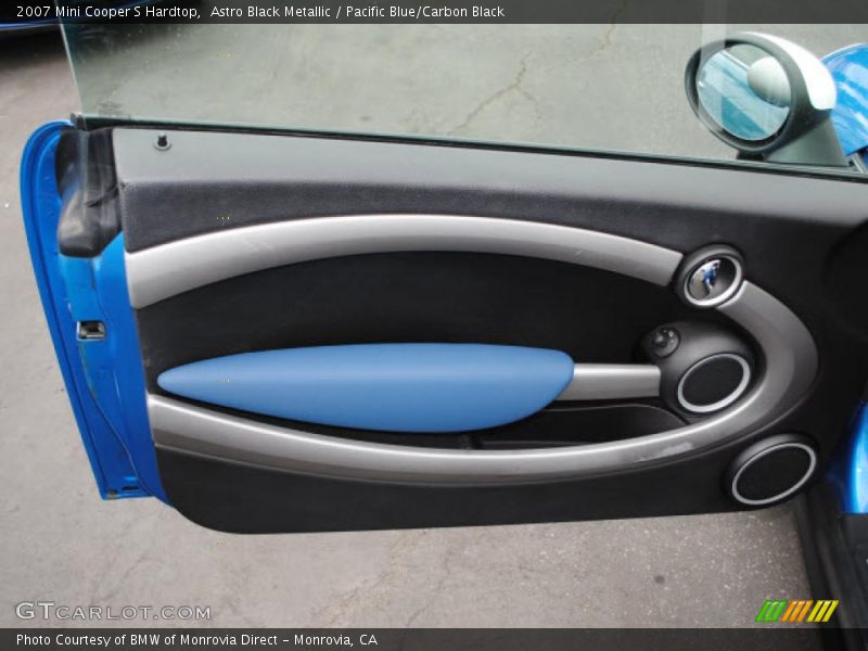 Astro Black Metallic / Pacific Blue/Carbon Black 2007 Mini Cooper S Hardtop