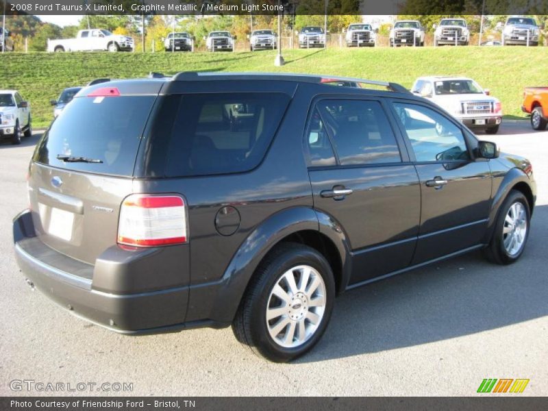 Graphite Metallic / Medium Light Stone 2008 Ford Taurus X Limited
