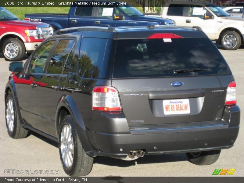 Graphite Metallic / Medium Light Stone 2008 Ford Taurus X Limited
