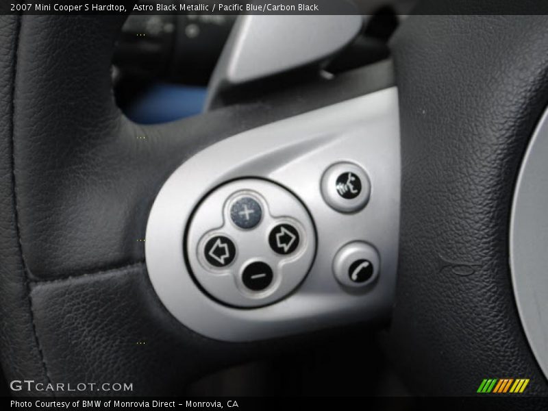 Astro Black Metallic / Pacific Blue/Carbon Black 2007 Mini Cooper S Hardtop