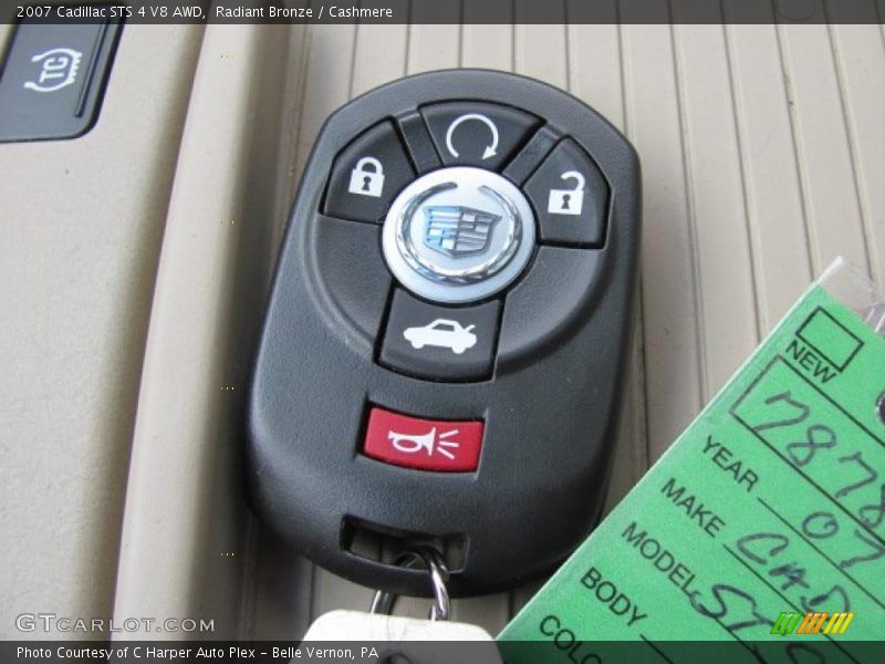 Radiant Bronze / Cashmere 2007 Cadillac STS 4 V8 AWD