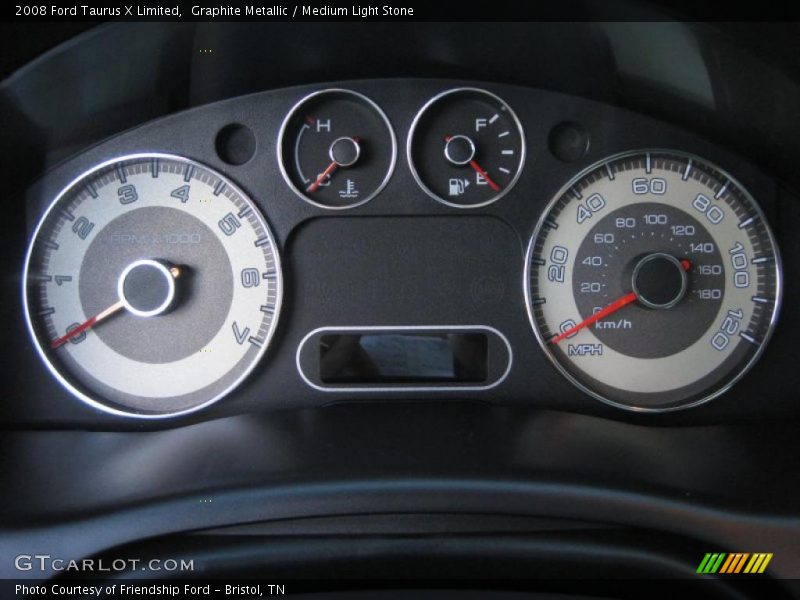  2008 Taurus X Limited Limited Gauges
