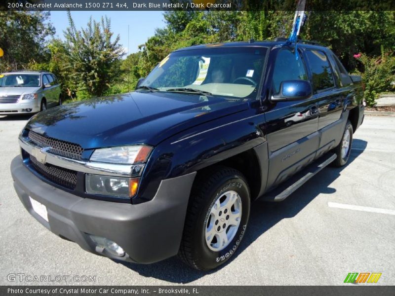 Dark Blue Metallic / Dark Charcoal 2004 Chevrolet Avalanche 1500 Z71 4x4