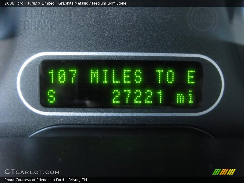 Graphite Metallic / Medium Light Stone 2008 Ford Taurus X Limited