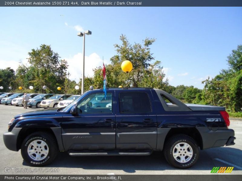 Dark Blue Metallic / Dark Charcoal 2004 Chevrolet Avalanche 1500 Z71 4x4