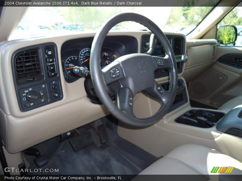 Dark Blue Metallic / Dark Charcoal 2004 Chevrolet Avalanche 1500 Z71 4x4