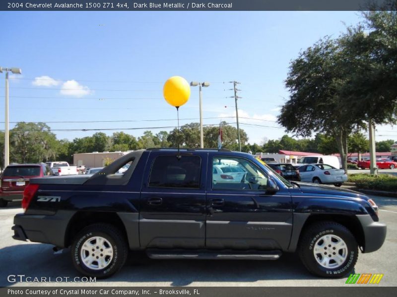 Dark Blue Metallic / Dark Charcoal 2004 Chevrolet Avalanche 1500 Z71 4x4