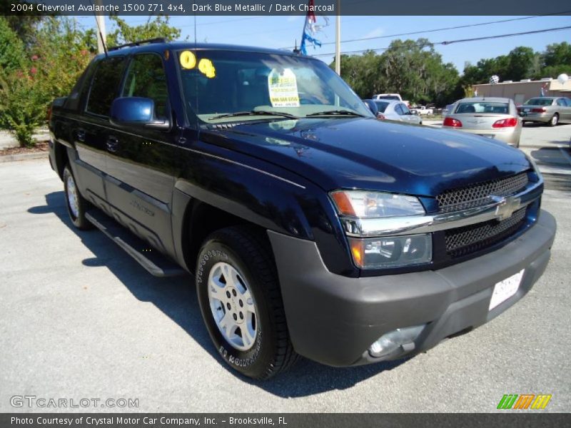 Dark Blue Metallic / Dark Charcoal 2004 Chevrolet Avalanche 1500 Z71 4x4