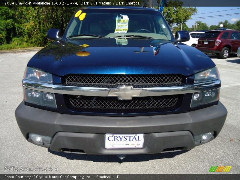 Dark Blue Metallic / Dark Charcoal 2004 Chevrolet Avalanche 1500 Z71 4x4