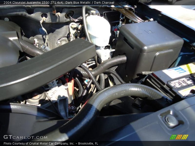 Dark Blue Metallic / Dark Charcoal 2004 Chevrolet Avalanche 1500 Z71 4x4