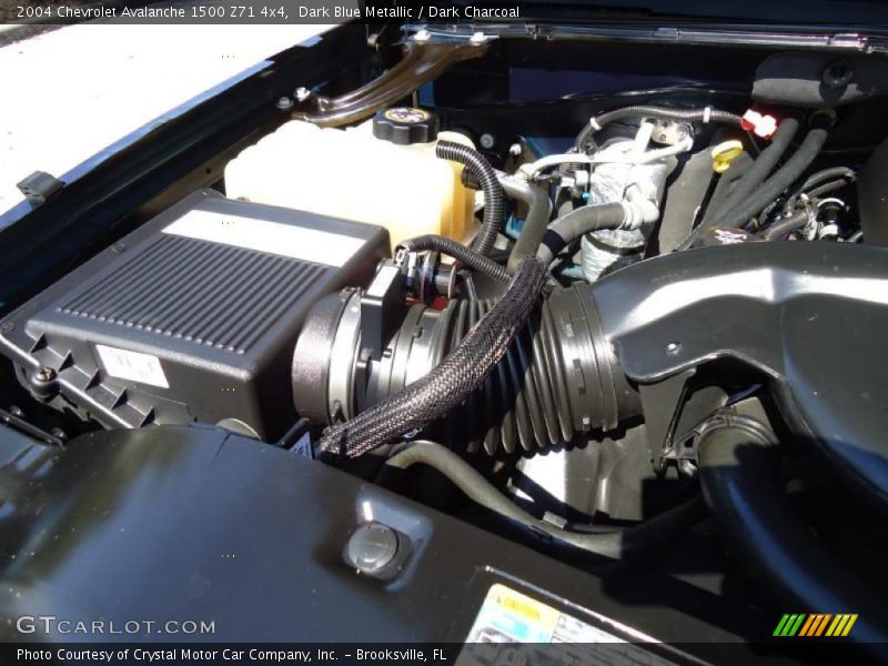 Dark Blue Metallic / Dark Charcoal 2004 Chevrolet Avalanche 1500 Z71 4x4
