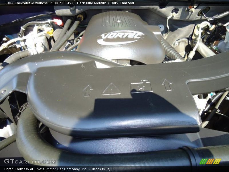 Dark Blue Metallic / Dark Charcoal 2004 Chevrolet Avalanche 1500 Z71 4x4