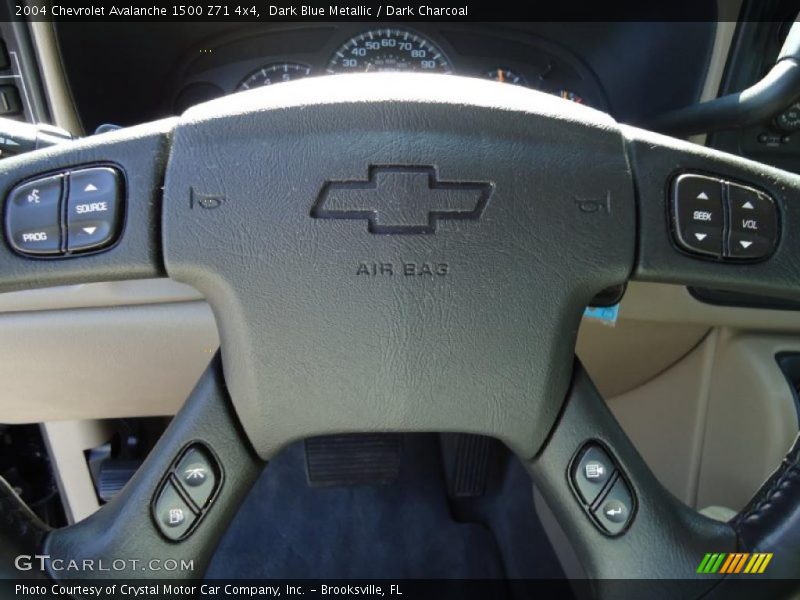 Dark Blue Metallic / Dark Charcoal 2004 Chevrolet Avalanche 1500 Z71 4x4