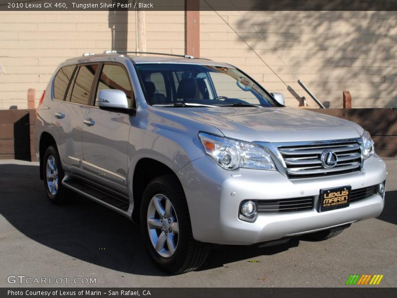 Tungsten Silver Pearl / Black 2010 Lexus GX 460